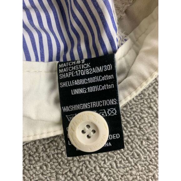 Vintage Matchstick Cargo Pants Men M 30 Cotton Multi Pocket Zip Utility Workwear - Picture 11 of 11